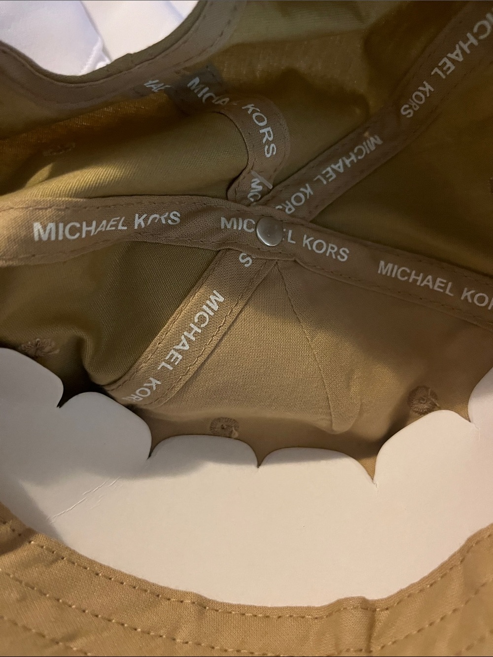 Michael Kors Beige Logo Baseball Cap - Picture 5 of 9